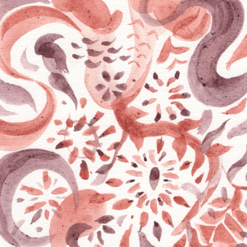 Painting with Noni Pigments. By Shirin Rafie.